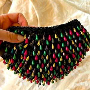 Beaded small clutch